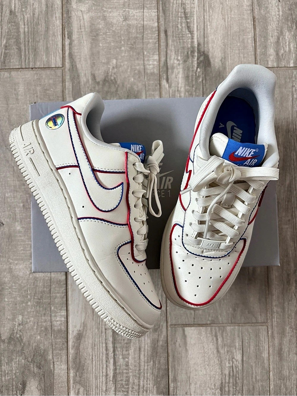 Nike Air Force 1 '07 WNBA Anniversary Edition ❤️💙🏀⛹️♀️